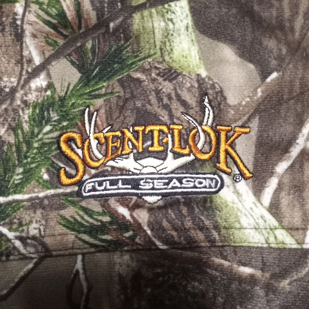 Scent Lok Full Season Base Layer Realtree Fleece Camo Jacket Mens Size Large - Picture 4 of 16